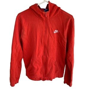 Youth Full Zip Hoodie Sweatshirt Embroidered Swoosh Logo Boys Girls Size XL